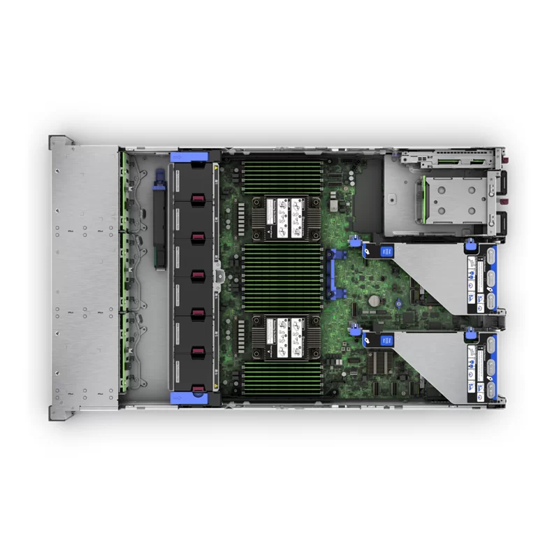 Máy chủ HPE ProLiant DL380 Gen11 8SFF NC Configure-to-order Server, Intel Xeon-Silver 4510 2.4GHz 12-core, 32GB (1x32GB) Dual Rank, 96W Smart Battery, MR408i-o Gen11, BCM5719 Ethernet 1Gb 4-port, 800W Power ảnh 4