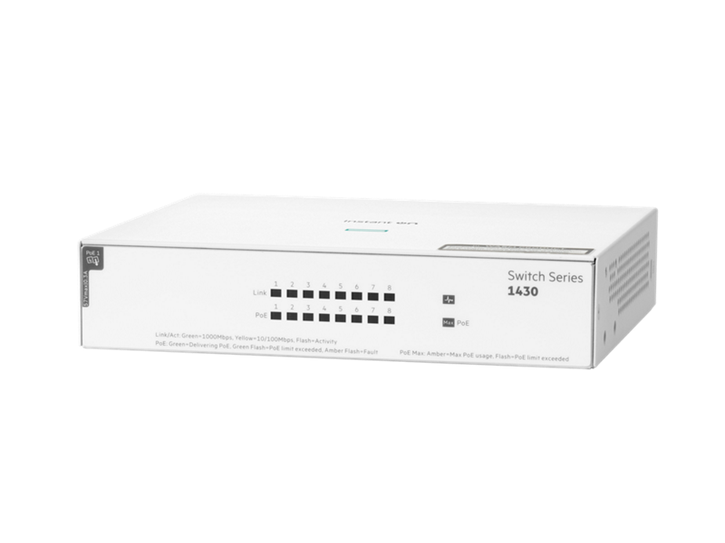 Switch PoE Aruba Instant On 1430 8G 64W (R8R46A) ảnh 1