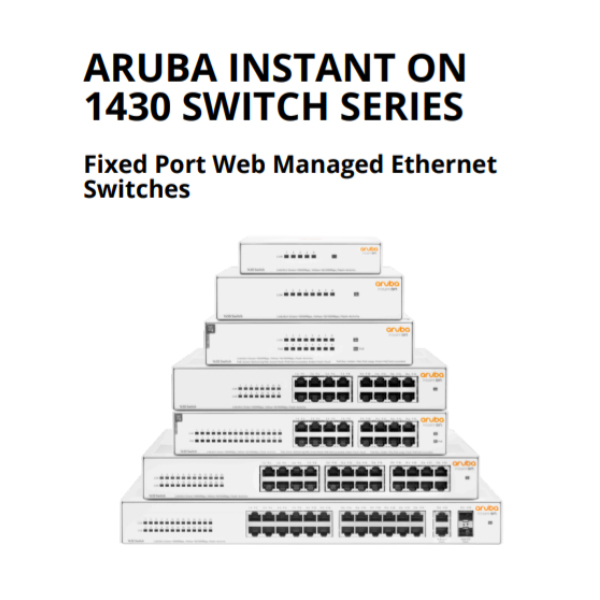 Switch PoE Aruba Instant On 1430 16G 124W (R8R48A) ảnh 4