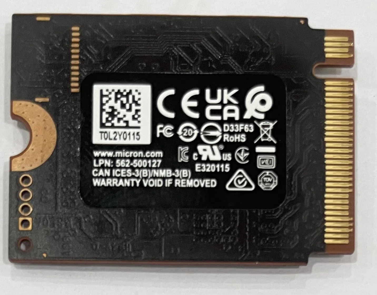 Ổ cứng SSD 256GB Micron 2650 NVMe ảnh 2
