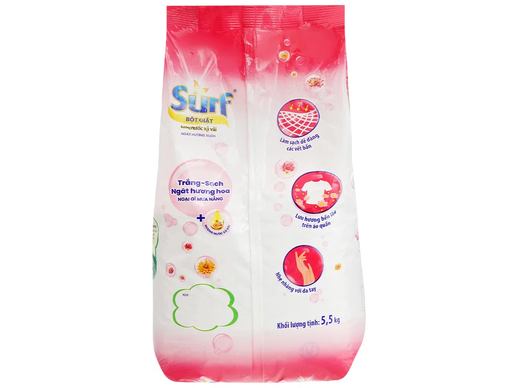 Bột giặt Surf ngát hương xuân túi 5.5kg ảnh 2