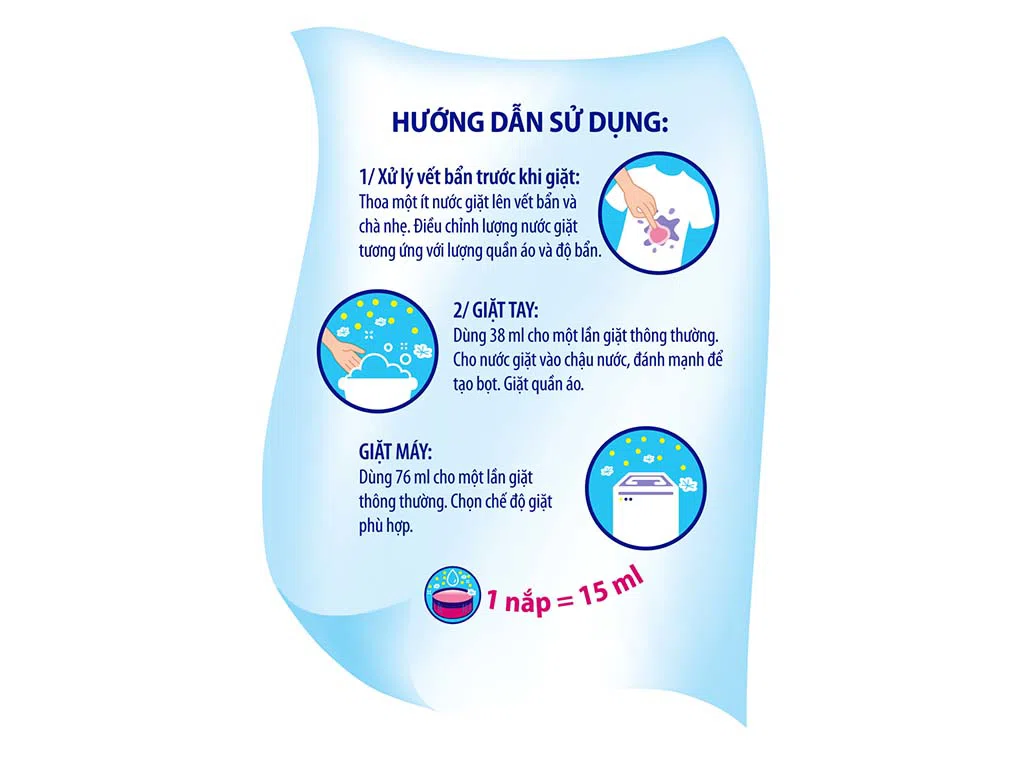 Nước giặt Surf đậm đặc hương sương mai dịu mát túi 3.3 kg ảnh 3