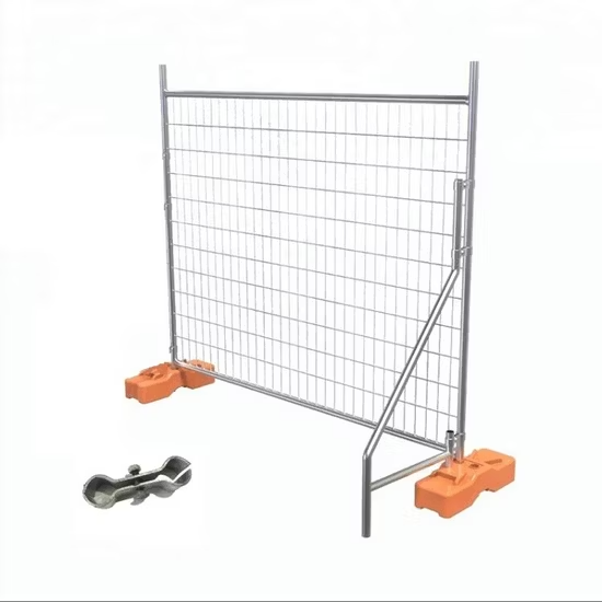 Rào chắn tạm thời gấp lại được bằng thép ảnh 2