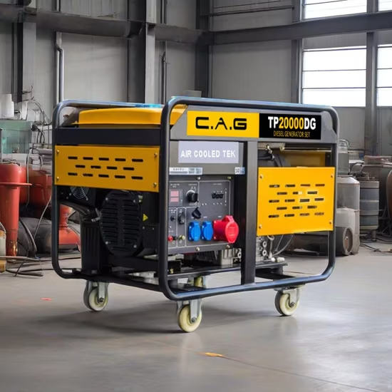 Máy phát điện diesel di động 15kW, 16kW, 17kW cho nguồn điện đáng tin cậy ảnh 2