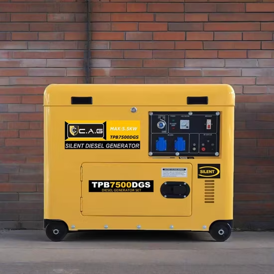 Máy phát điện dự phòng chạy bằng dầu diesel 5000W 5500W 6000W