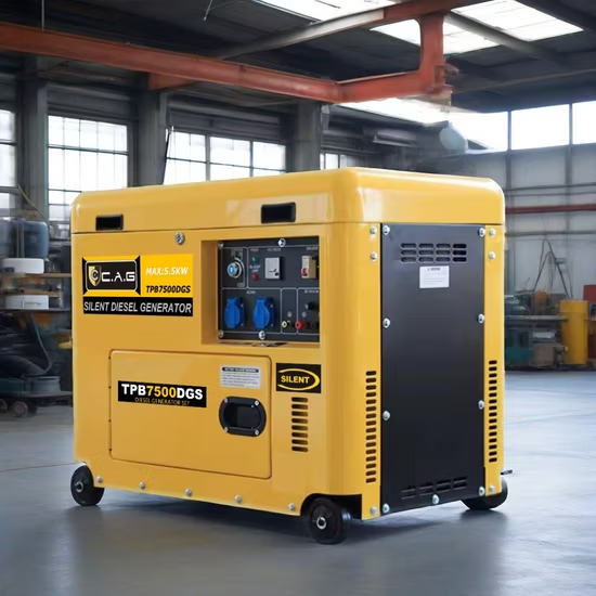 Máy phát điện dự phòng chạy bằng dầu diesel 5000W 5500W 6000W ảnh 3