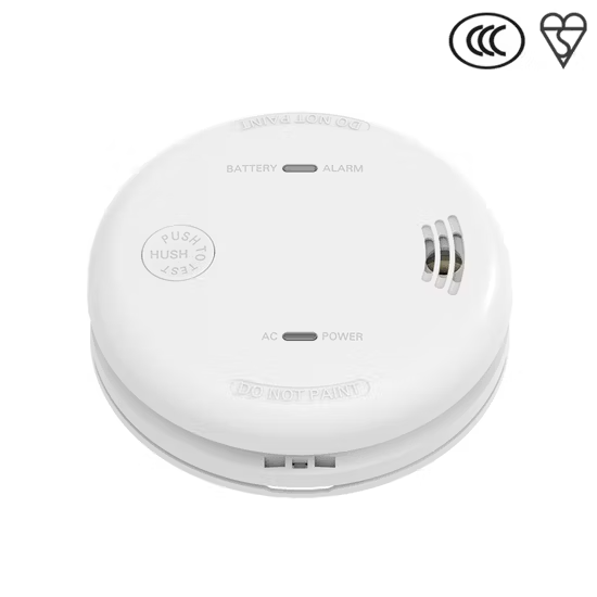 Báo cháy, nguồn điện AC màu trắng, đầu báo khói