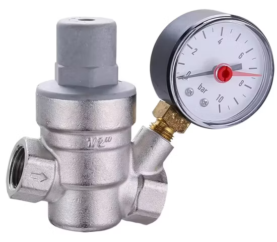 Van điều chỉnh áp suất nước 3/4" Nh bằng đồng thau không chì/thép không gỉ