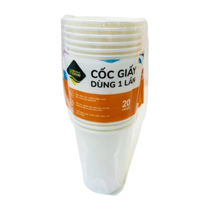 Cốc giấy WinMart Home 9oz 270ml (20c/g)