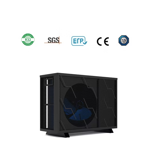 Máy bơm nhiệt biến tần 13kW sử dụng môi chất lạnh R32 cho bể bơi và phòng xông hơi, vỏ kim loại ảnh 3