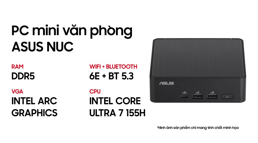 PC Mini Pc Asus NUC 14 Pro Revel Canyon U7 ảnh 2