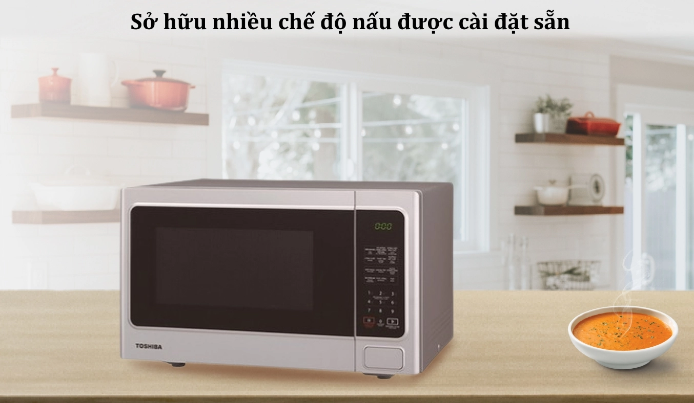 Lò vi sóng có nướng Toshiba 34 lít ER-SGS34(S1)VN ảnh 2