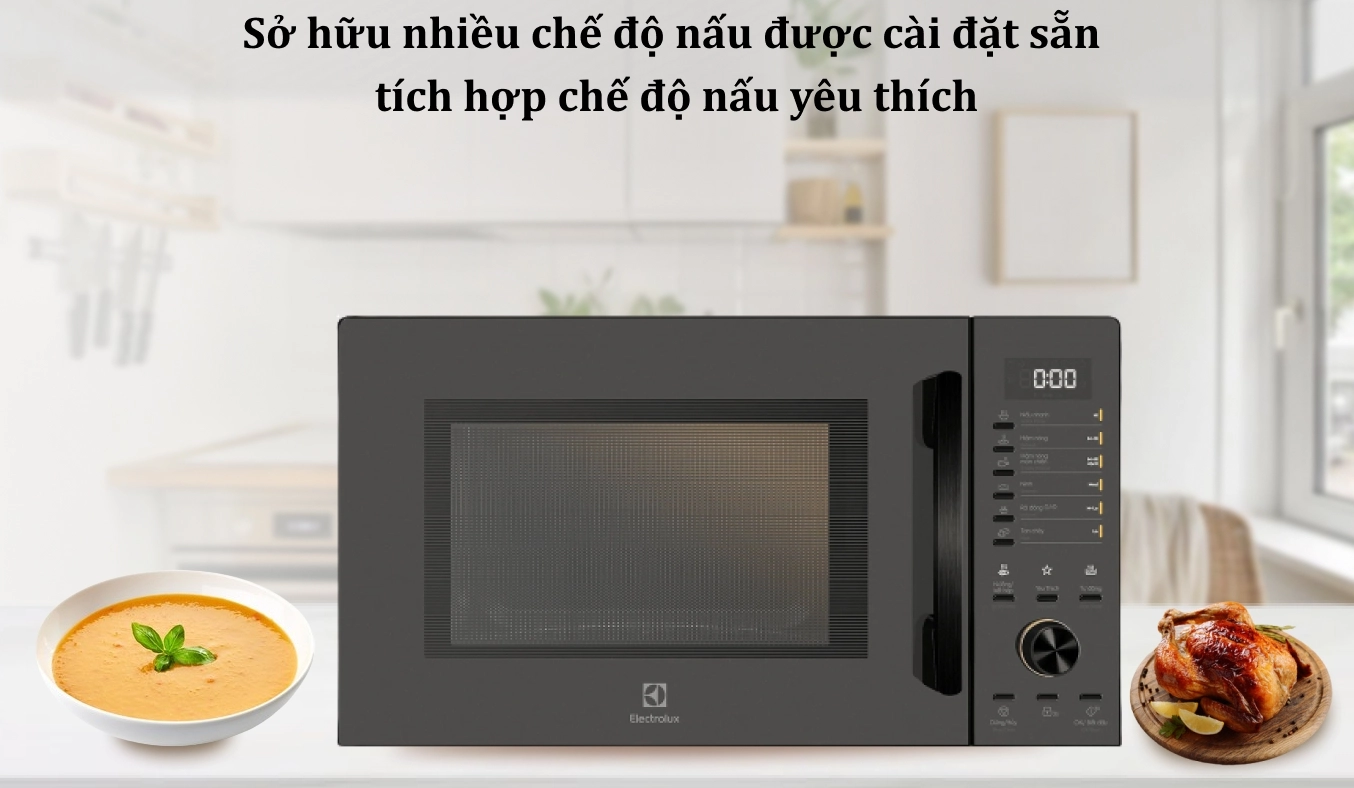 Lò vi sóng có nướng Electrolux 30 lít EMG30D22BM ảnh 4