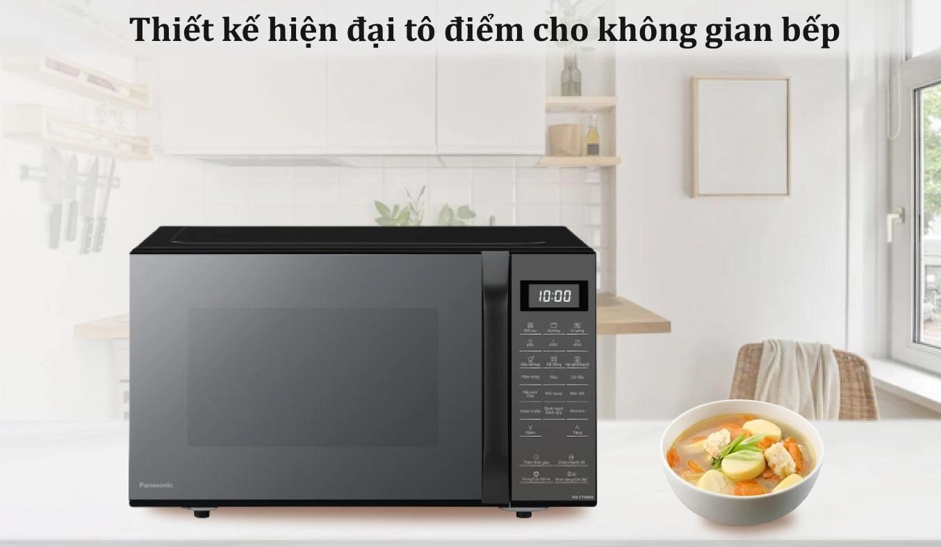 Lò vi sóng có nướng Panasonic 27 lít NN-CT66MBYUE ảnh 3