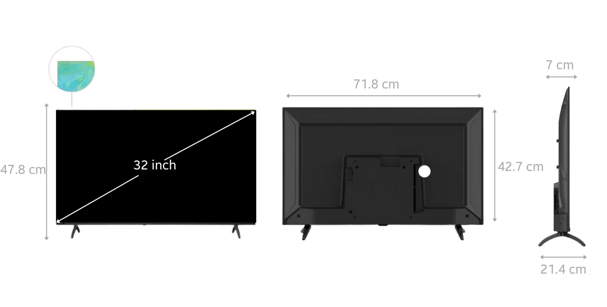 Tivi Coocaa HD 32 inch 32Z73 ảnh 4