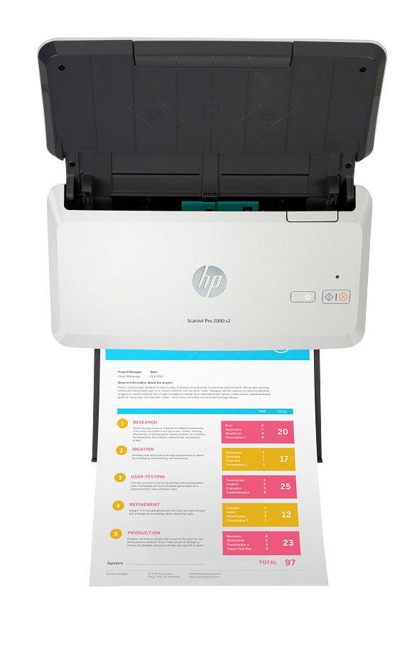 Máy scan HP ScanJet Pro 2000 s2 (6FW06A) (A4/A5 ADF, Đảo mặt, ADF, USB) ảnh 4