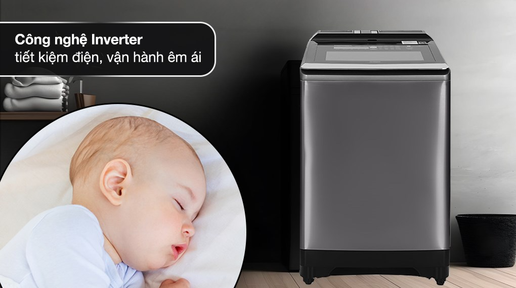 Máy giặt Hitachi Inverter 25 kg SF-250ZFVAD SS ảnh 4