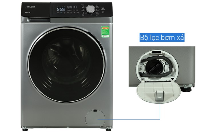 Máy giặt Hitachi Inverter 9.5 kg BD-954HVOS ảnh 2
