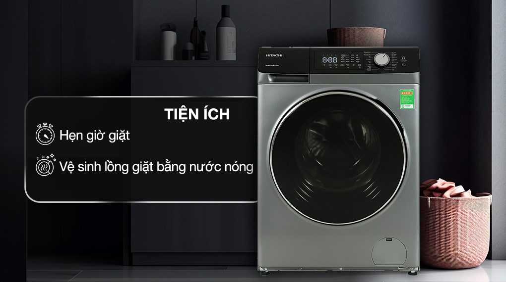 Máy giặt Hitachi Inverter 10.5 kg BD-1054HVOS ảnh 4