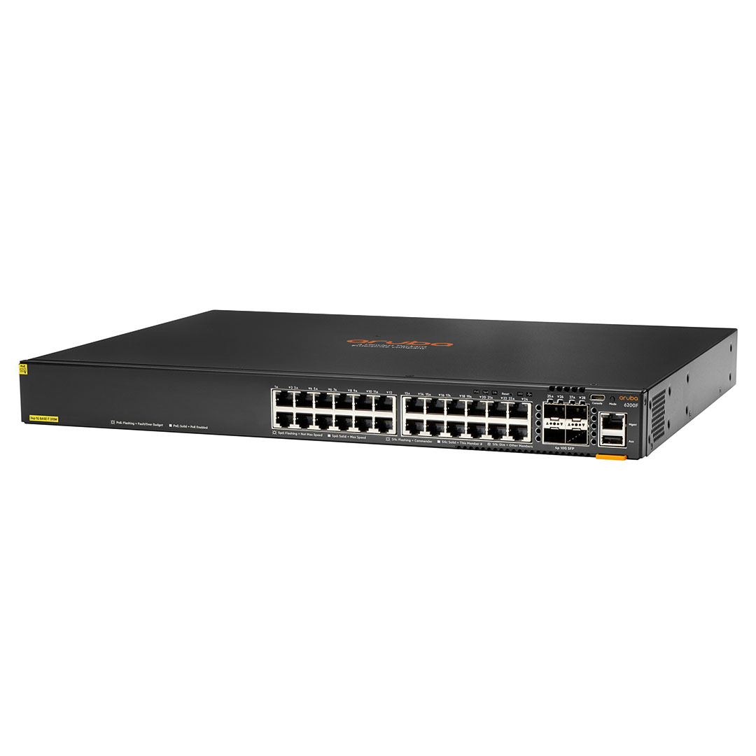 Switch Aruba HPE JL725A 6200F 24G Class4 PoE 4SFP+ 370W ảnh 2