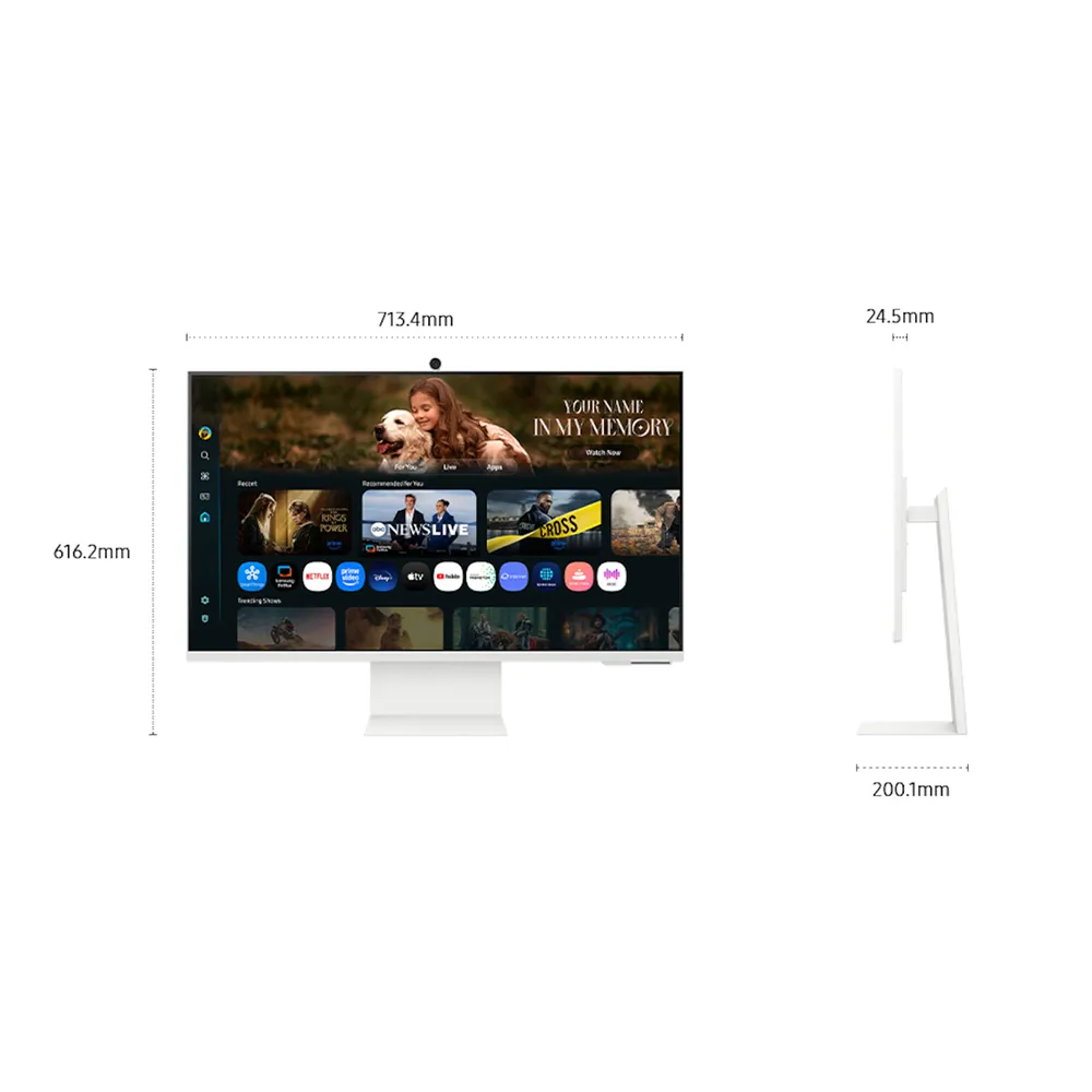 Màn Hình thông minh SAMSUNG M8 M80F LS32FM803UEXXV (32inch - VA - 60Hz - 4ms - 4K - webcam - Speaker) ảnh 2