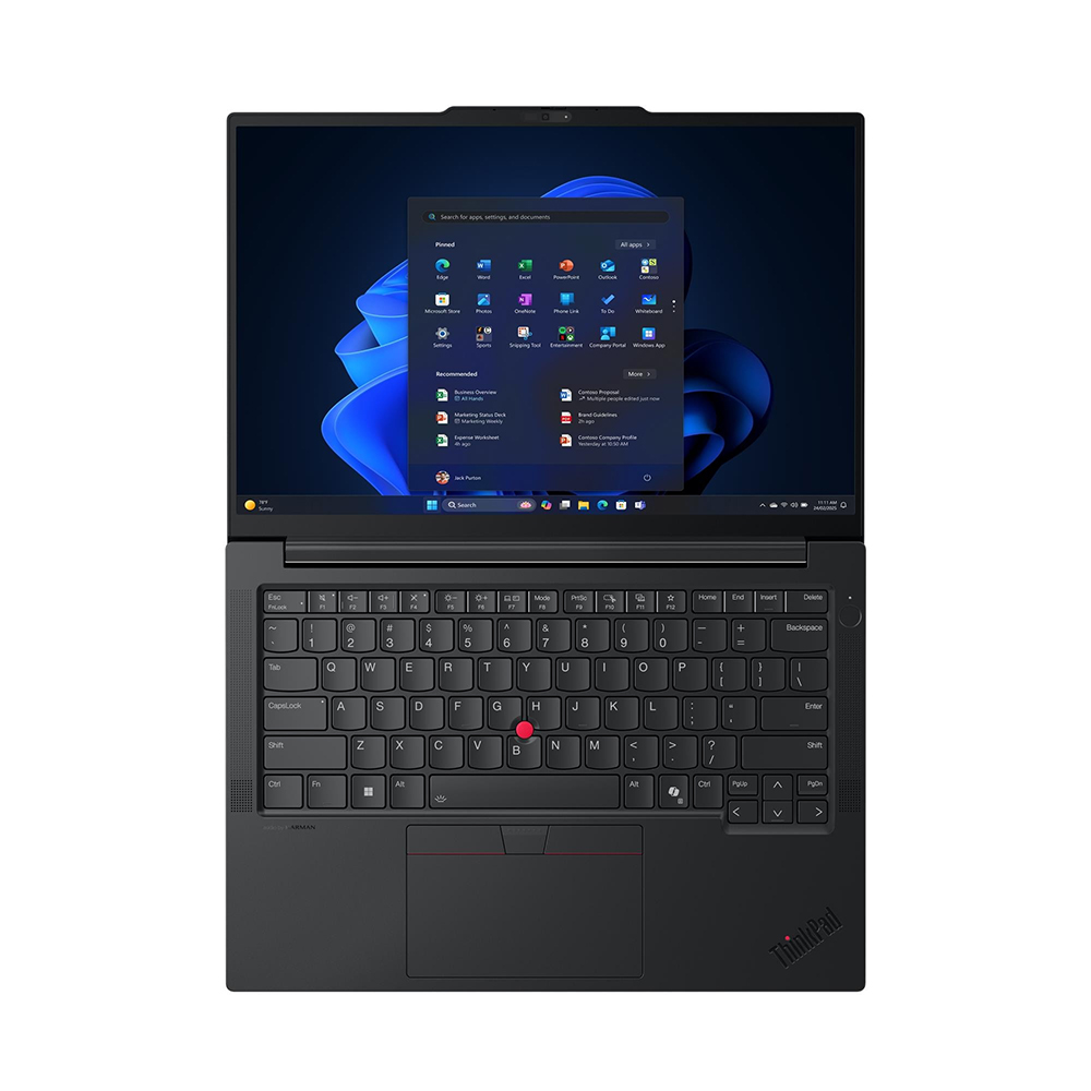 Laptop Lenovo ThinkPad E14 Gen 7 21SX0031VN (Intel Core Ultra 7 255H | 32GB | 512GB | Intel Arc 140T | 14 inch WUXGA IPS | Win 11 | Đen) ảnh 4