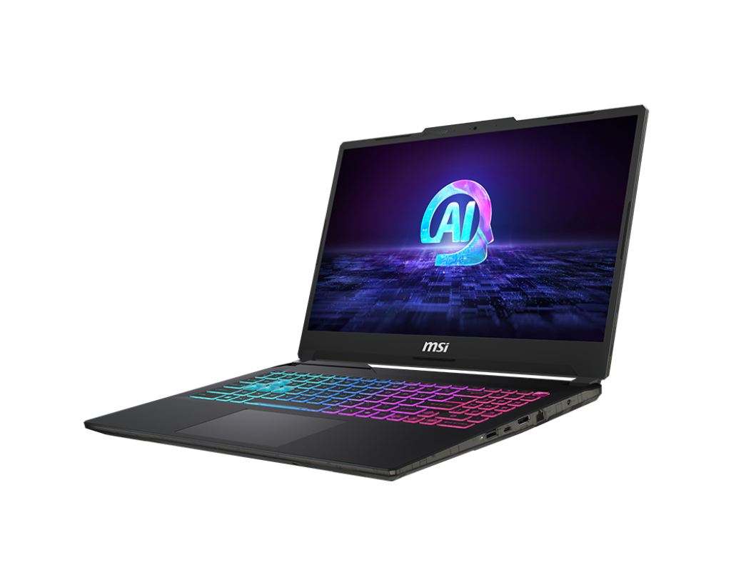 Laptop Gaming MSI Cyborg 15 AI A1VEK-245VN (Intel Core Ultra 5 135H | RTX 4050 6GB GDDR6 | 15.6 inch FHD | 16GB | 512GB | Windows 11 Home SEA | Đen) ảnh 2