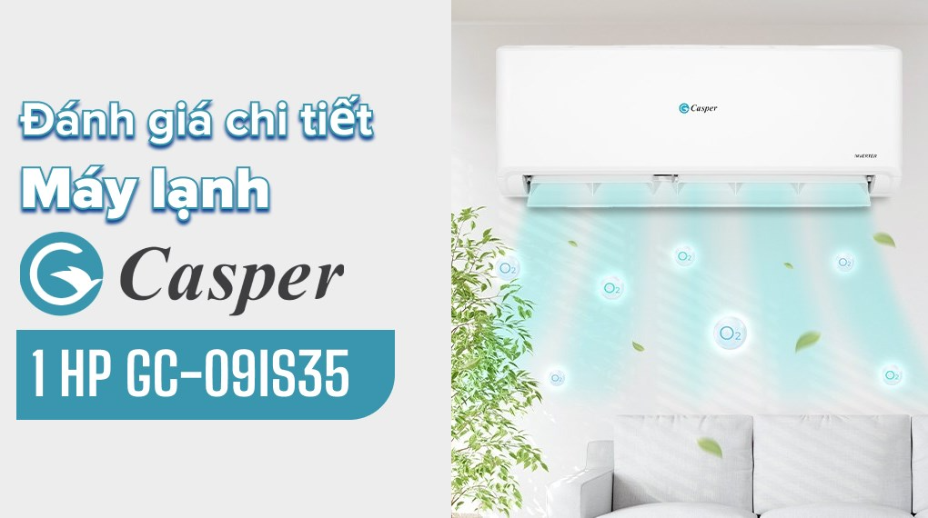Máy lạnh Casper Inverter 1 HP GC-09IS35 ảnh 5