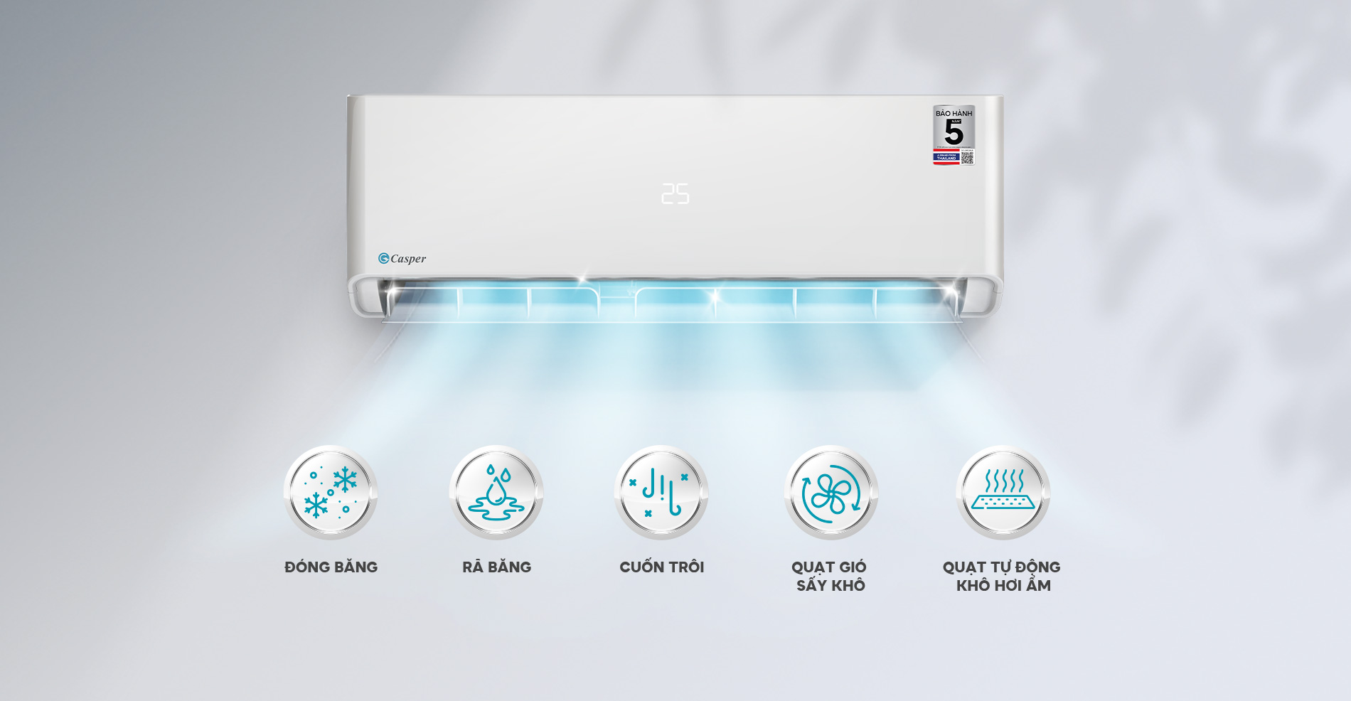 Điều hoà EcoCity Inverter 1 chiều 2.5HP (TC-24IS36) ảnh 3