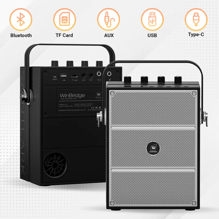 Loa trợ giảng WinBridge S97 60W UHF Wireless 2 micro ảnh 2
