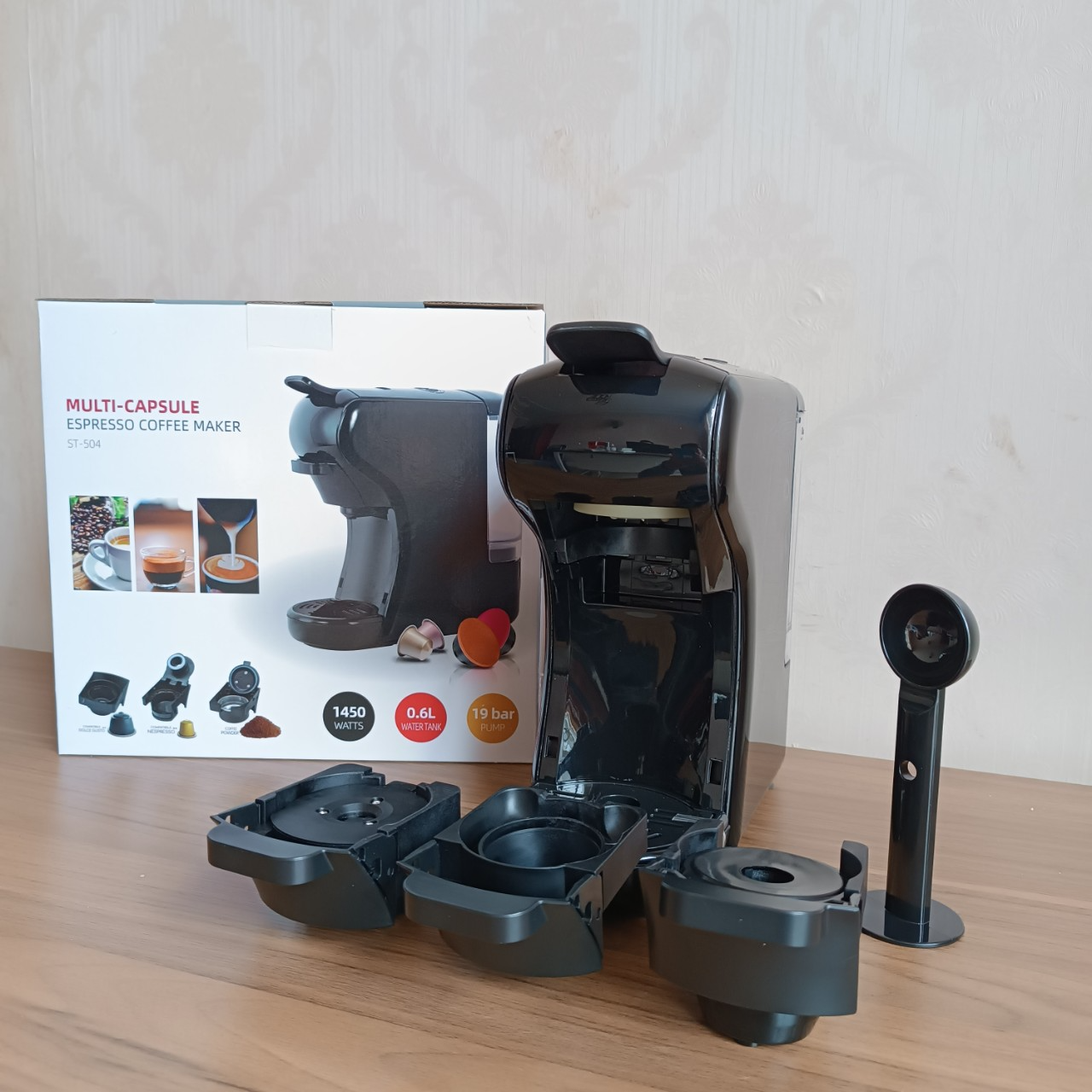 Máy pha cà phê viên nén ST504 – chuẩn vị Espresso – 3 in 1 ảnh 5