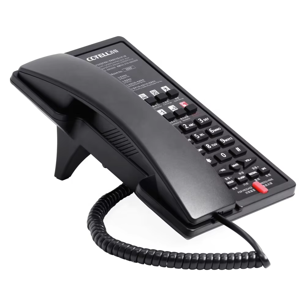 Điện Thoại Cotell Aurum 2082A Analogue 8 Button Corded Hotel Telephone AU2082A(1S)SP ảnh 2