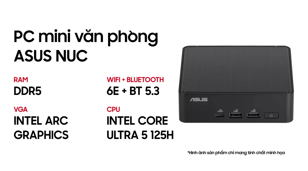 PC Mini Asus NUC 14 Pro Revel Canyon U5 ảnh 4