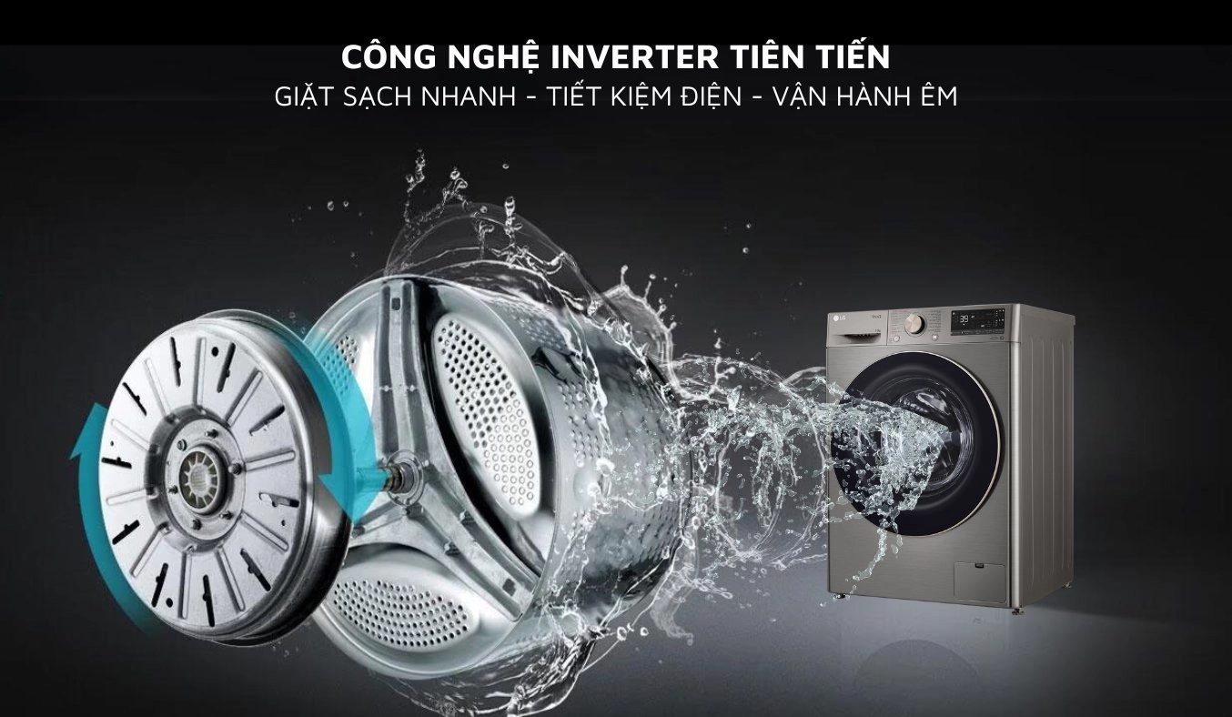 Máy giặt LG Inverter 12 kg FV1412S3PA ảnh 5