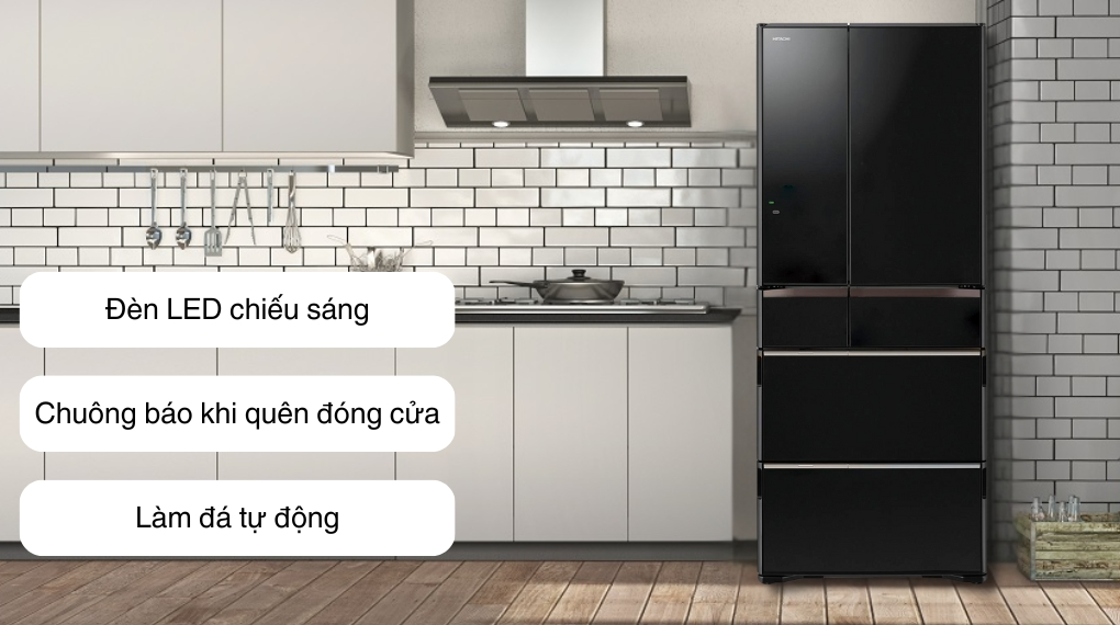 Tủ lạnh Hitachi Inverter 617 lít Multi Door R-HW620RV XK ảnh 4