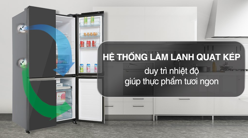 Tủ lạnh Hitachi Inverter 569 lít Multi Door R-WB640PGV1 GMG ảnh 5