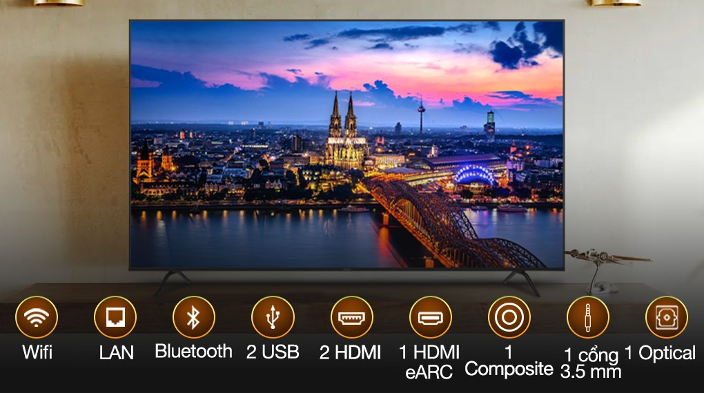 Android Tivi Aqua FHD 43 inch AQT43K800FG ảnh 2