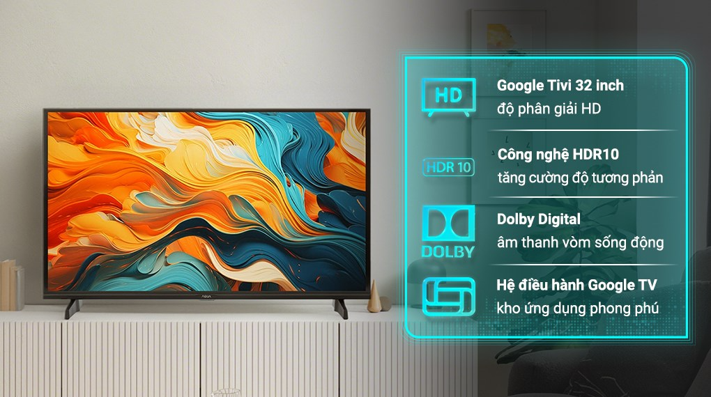 Google Tivi Aqua 32 inch AQT32K85FX ảnh 5