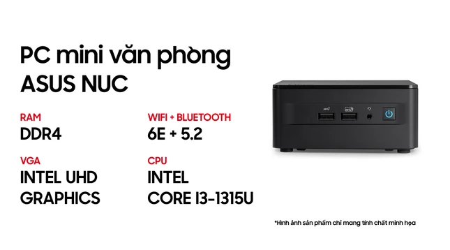PC Mini Asus NUC 13TH Arena Canyon ảnh 2