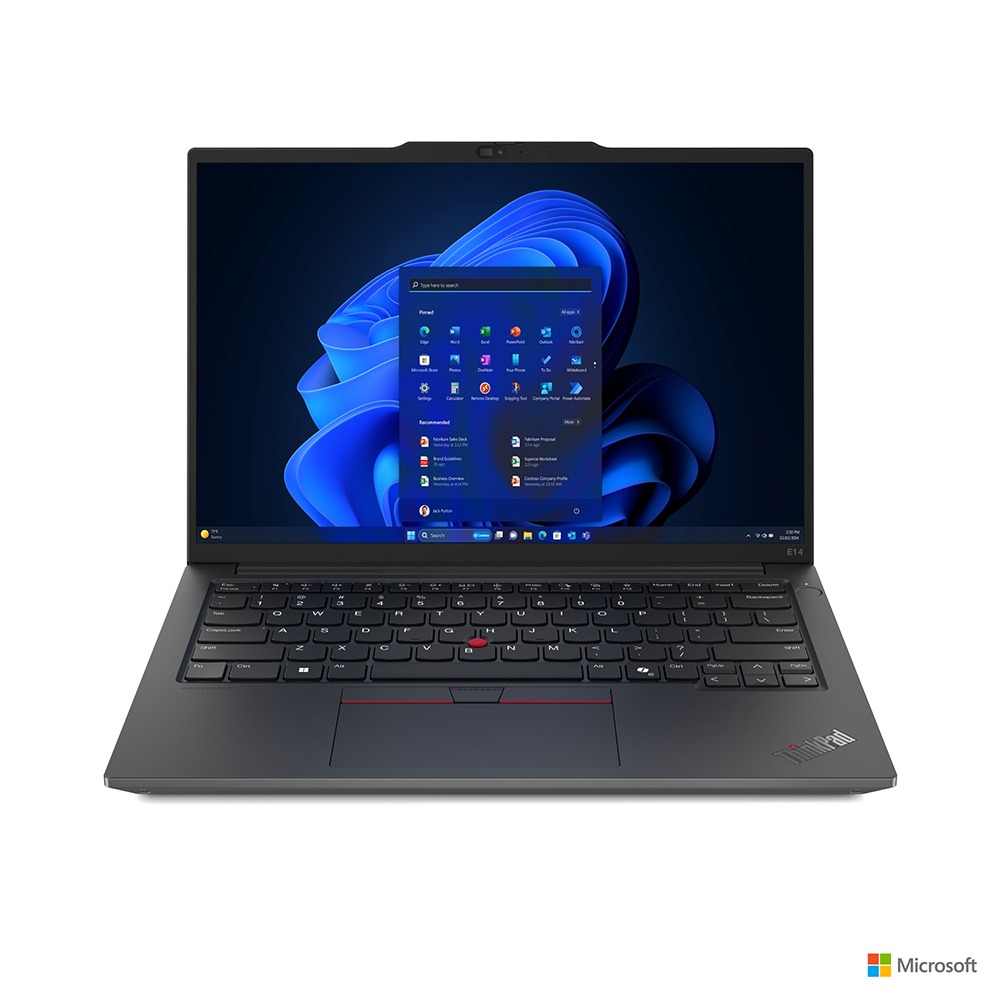 LENOVO THINKPAD E14 GEN 6 ( U7-155H/16GB DDR5 RAM/512GB SSD/14" WUXGA/FP, IR/WIFI6, BT/3CELL 47WHR/NOOS/LEDKB/2Y/ĐEN)