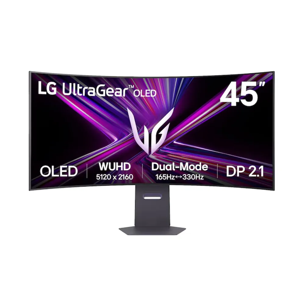 Màn Hình Gaming LG UltraGear 45GX950A-B (44.5 inch - OLED - 165Hz - 0.03ms - Chế độ kép 5K 2K- Speaker - Cong)