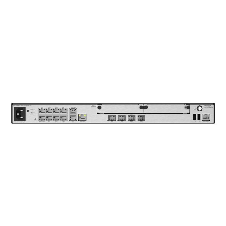 Thiết bị định tuyến AR730, 2*GE combo WAN, 1*10GE(SFP+) WAN, 8*GE LAN, 1*GE combo LAN, 2*USB, 2*SIC