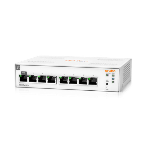 Switch Aruba Instant On 1830 8G JL810A (Gigabit (1000Mbps)/ 8 Cổng/ Smart Switch/ Vỏ Thép) ảnh 2