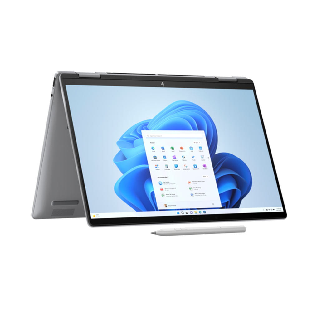 Laptop HP ENVY x360 14-fa0095AU AY8U5PA (Thông số: AMD Ryzen 7 8840HS |Ram 16GB |SSD 512GB | AMD Radeon | 14 inch 3K OLED | Cảm ứng | Win 11 | Bạc) ảnh 2