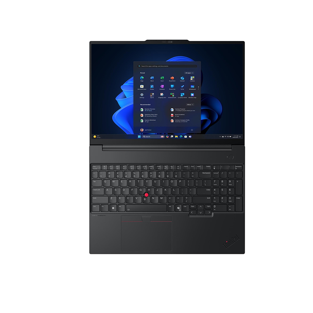 Laptop Lenovo ThinkPad E16 Gen 3 21SR00A6VA (Thông số: Intel Core Ultra 5 135H | Intel Graphics | 16 inch WUXGA IPS 60Hz |Ram 16GB | 512GB | NoOS |Màu Đen) ảnh 2