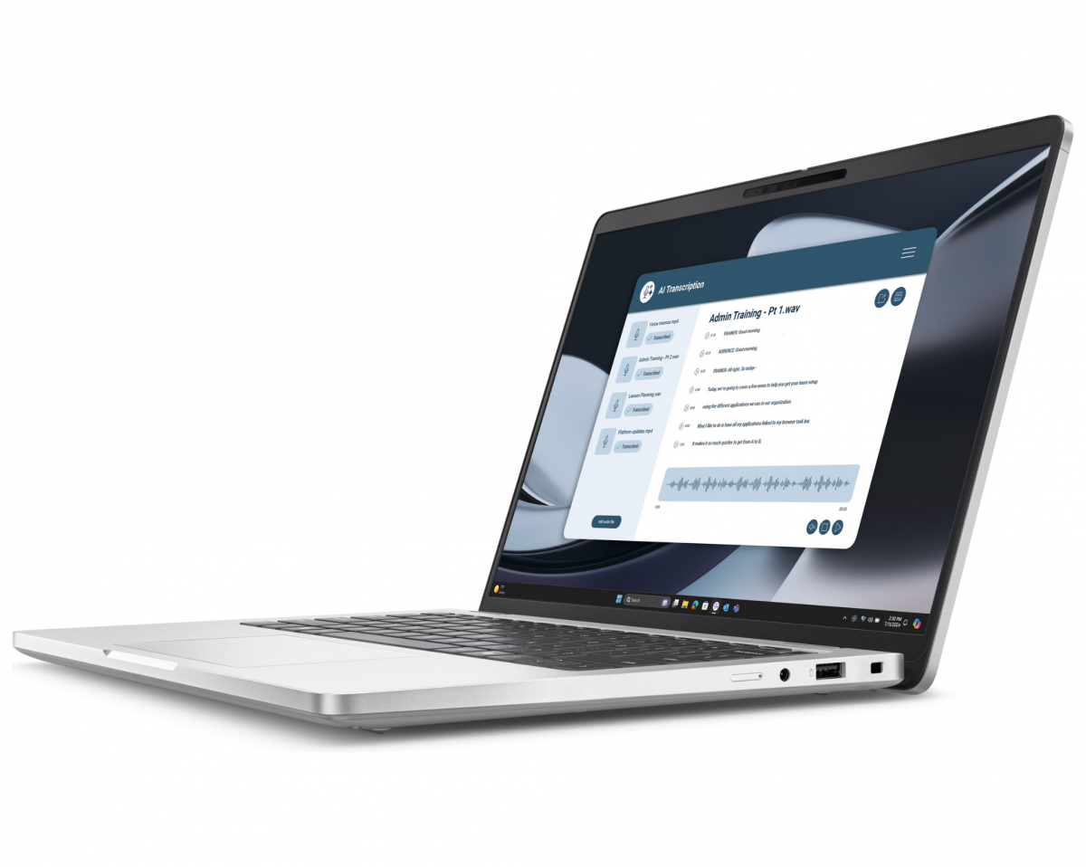 Laptop Dell Pro 14 PLUS PB14255 (RYZEN™ AI 7 PRO 350/32GB LPDDR5x RAM/1TB SSD/14" FHD+/AMD RDNA™/WI-FI + BT/3 CELL 55 WHR/WIN 11 PRO/Màu Platinum Silver) ảnh 4