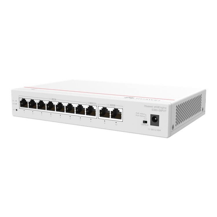Multi-Service Gateway S380-S8P2T, 2*GE WAN, 8*GE LAN(PoE+, 124W) ảnh 3
