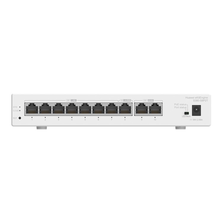 Multi-Service Gateway S380-S8P2T, 2*GE WAN, 8*GE LAN(PoE+, 124W) ảnh 2
