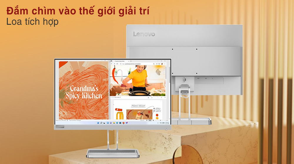 Màn Hình Lenovo L22i-40 [67AEKACBVN] (21.5 inch - FHD - IPS - 75Hz - 4ms - FreeSync - Speaker) ảnh 3